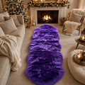 EasyJoy Faux Sheepskin Rug, Fluffy Faux Fur Rug, Ultra Soft Shag Area Rug by EasyJoy