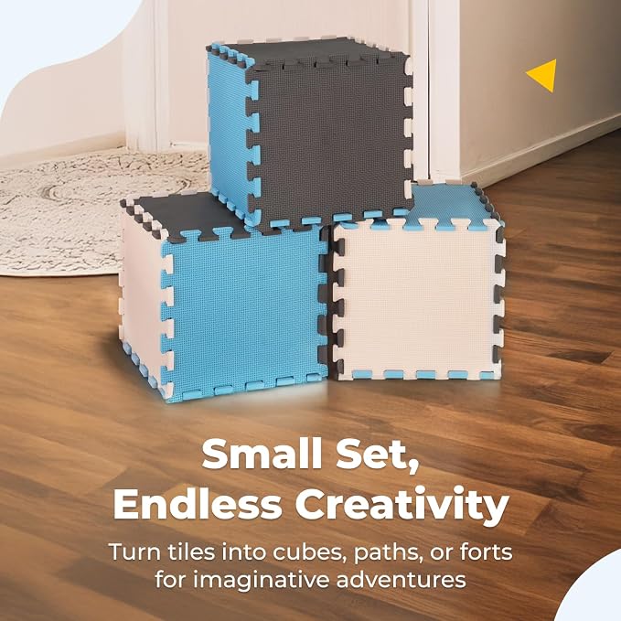 MioTetto Baby Play Mat, Comfortable Playtime Mat – Portable Foam Floor Tiles - Image 9