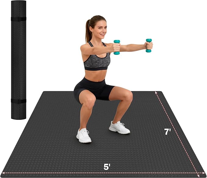 Stepwaver Extra Large Exercise Mat, Shoe-Friendly, Ultra Durable, Thick Large by Stepwaver