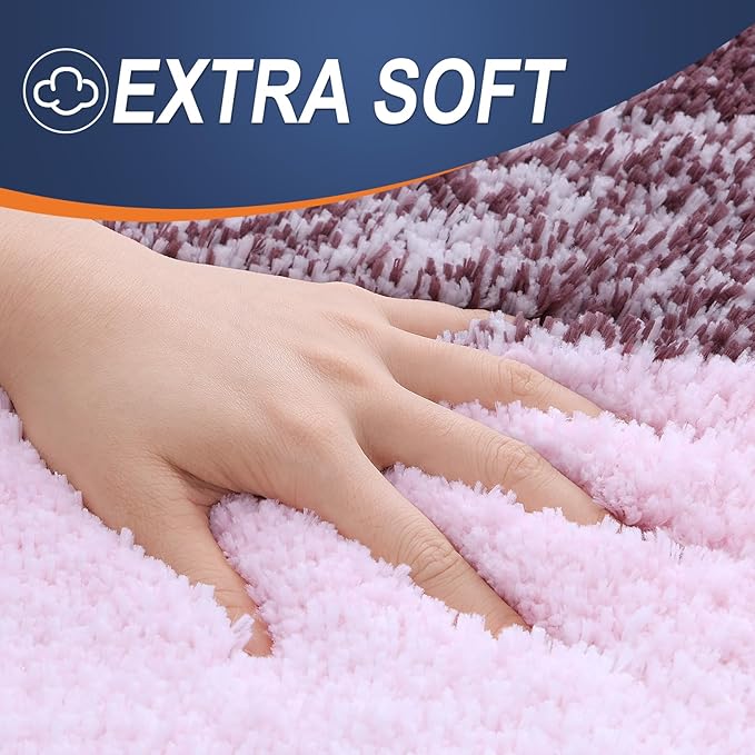 OLANLY Large Bathroom Rugs Mat 50x30, Extra Soft Absorbent Microfiber Bath Rugs - Image 2