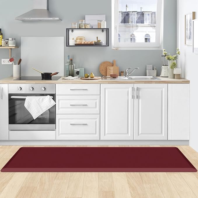KitchenClouds Kitchen Mat Cushioned Anti Fatigue Kitchen Rug 17.3"x60" Water - Image 7