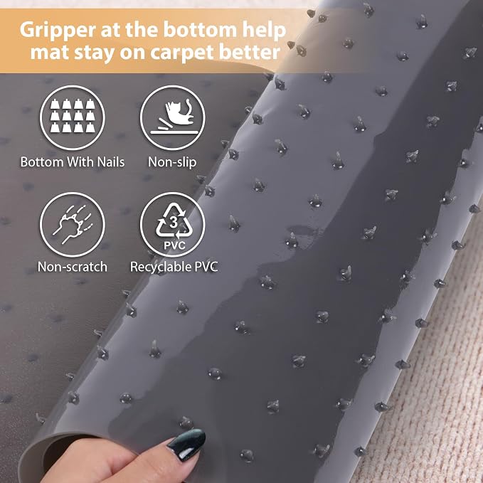 Carpet Protector for Pets Cat Carpet Protector for Doorway, Anti Scratch Under - Image 5