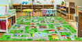 Capslpad Green Car Road Kid Rug Carpet Playmat by CapslpadDirect