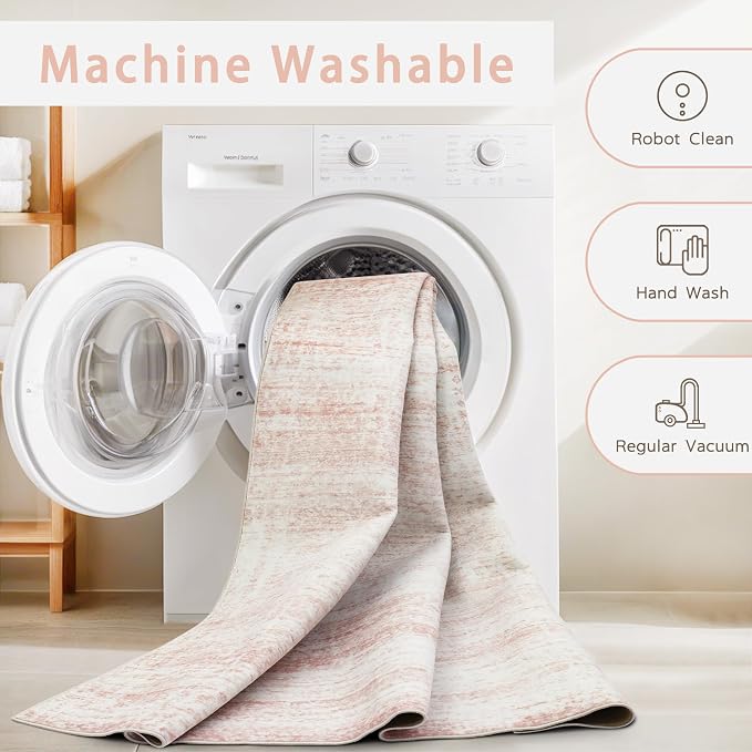 Srugn Washable Rugs 4x6 Area Rugs - Image 4