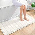 OLANLY Memory Foam Long Bathroom Rugs Runner 47x20, Super Soft Absorbent Bath by OLANLY