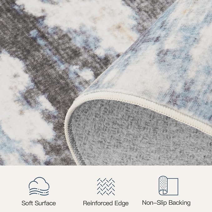 Lofus 9x12 Area Rug for Living Room, Abstract Large Rugs - Image 7