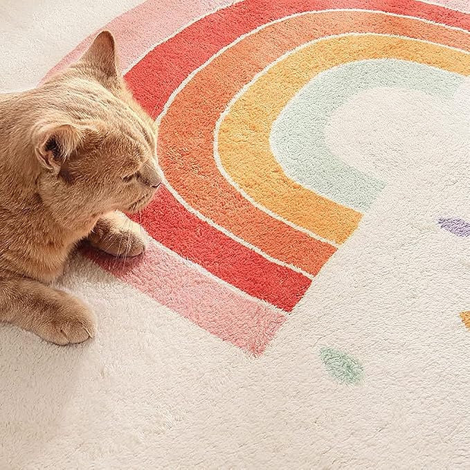 Poowe Round Kids Playroom Rug - Image 3
