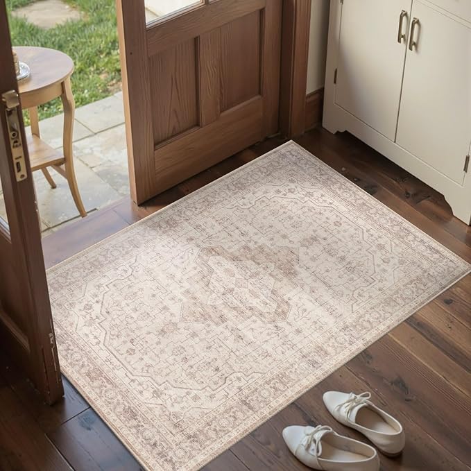 Rugxara 2x3 Door Mat Indoor Entrance, Washable Non Slip Kitchen Bathroom Rugs by Rugxara