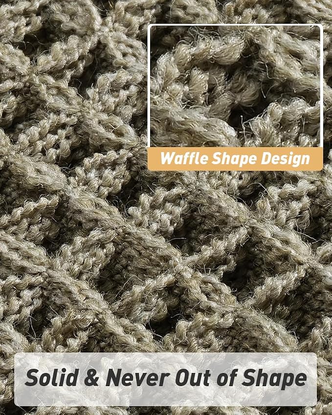 AMOAMI Upgraded Waffle Runner Rug Super Absorbent Non Slip Bath Mats - Image 4