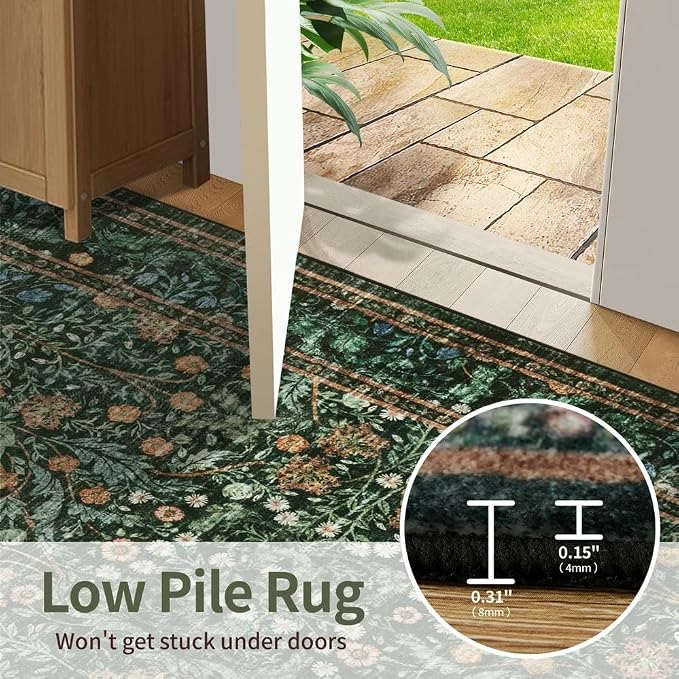 Rugxara 6x9 Area Rugs for Living Room Bedroom, Large Washable Rug, Non Slip & - Image 7