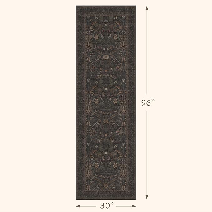 Washable Hallway Runner Rug 2'6"x8' - Image 2
