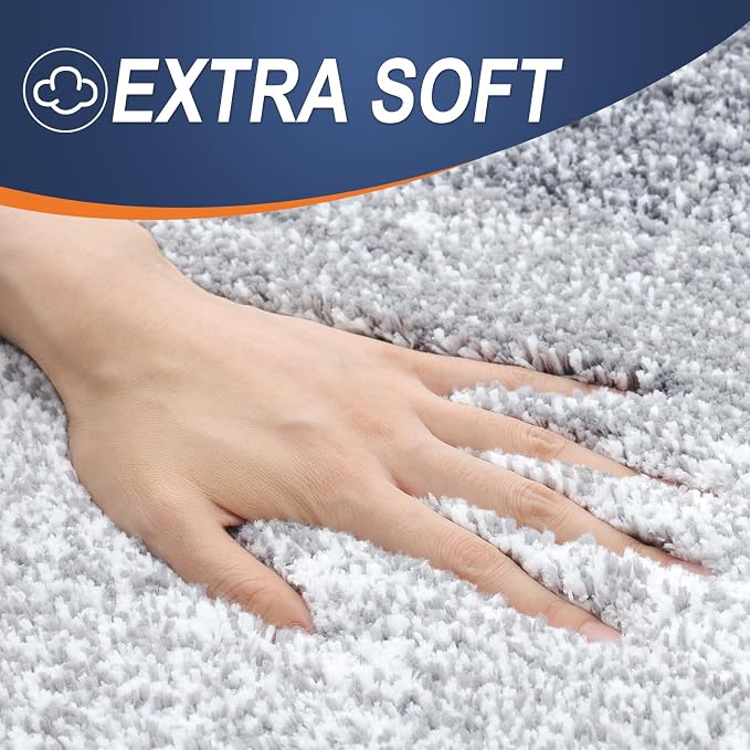 OLANLY Bathroom Runner Rugs Mat 40x20, Extra Soft Absorbent Microfiber Bath Rugs - Image 3