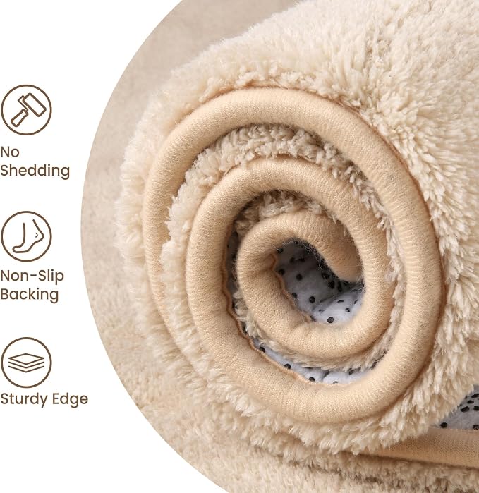 Sour Lemon 4x6 Area Rugs for Living Room, Soft Area Rug Fluffy Rugs for - Image 3