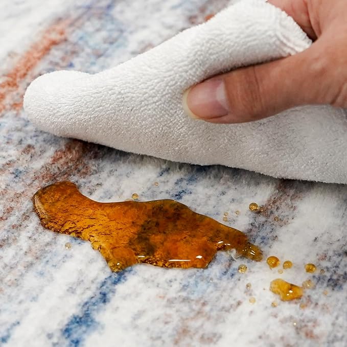 2x8 Washable Runner Rug for Family: Easy-to-Clean Runners for Hallway Entryway - Image 6