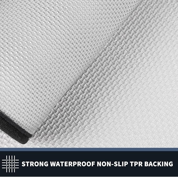PURRUGS Dirt Trapping Door Mat 34" x 60", Non-Slip Machine Washable Entryway Rug - Image 4