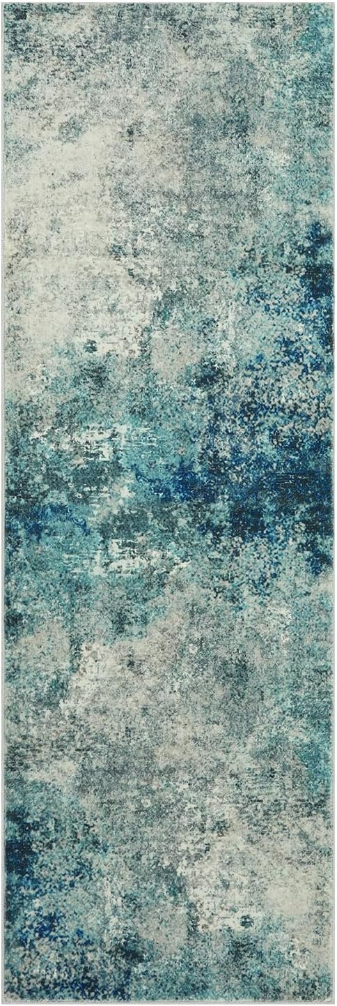 Lahome Modern Abstract Hallway Runner Rug 8ft, Washable 2x8 Rug Runners by Lahome