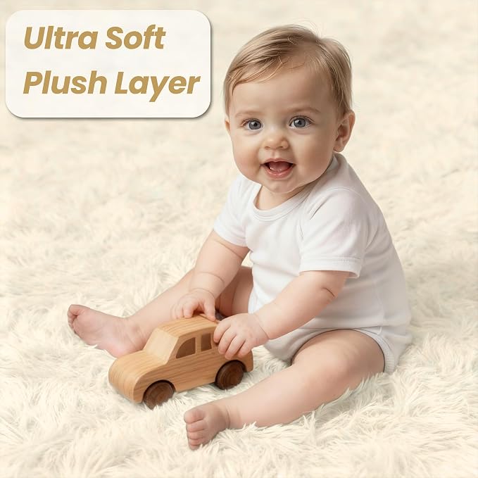8x10 Area Rug for Living Room, Ultra Soft Fluffy Shag Rugs for Bedroom - Image 8