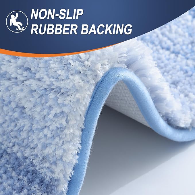 OLANLY Bathroom Runner Rugs Mat 47x24, Extra Soft Absorbent Microfiber Bath Rugs - Image 5