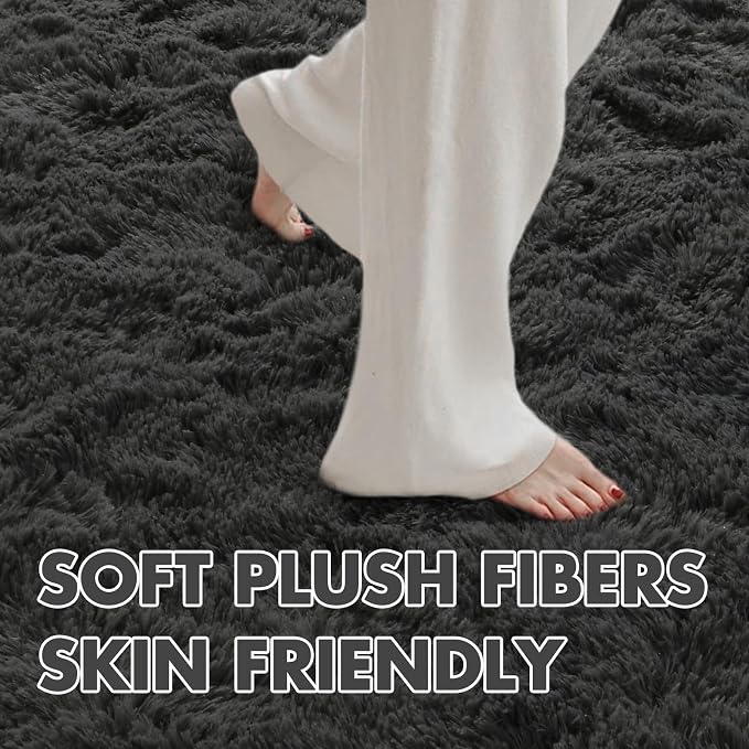 6x9 Ft Large Shag Rugs for Living Room Decor, Ultra Soft Fluffy Furry Area Rugs - Image 4