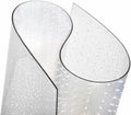 Clear Carpet Runner, USA Made, 24 x 120 Inch, 2mm Thick Cleated Vinyl, Plastic by ExactMade
