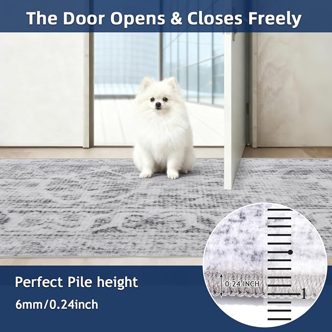 Hallway Runner Rugs for 2x10 Long Rug Runners, Non-Slip Washable Kitchen Runner - Image 5