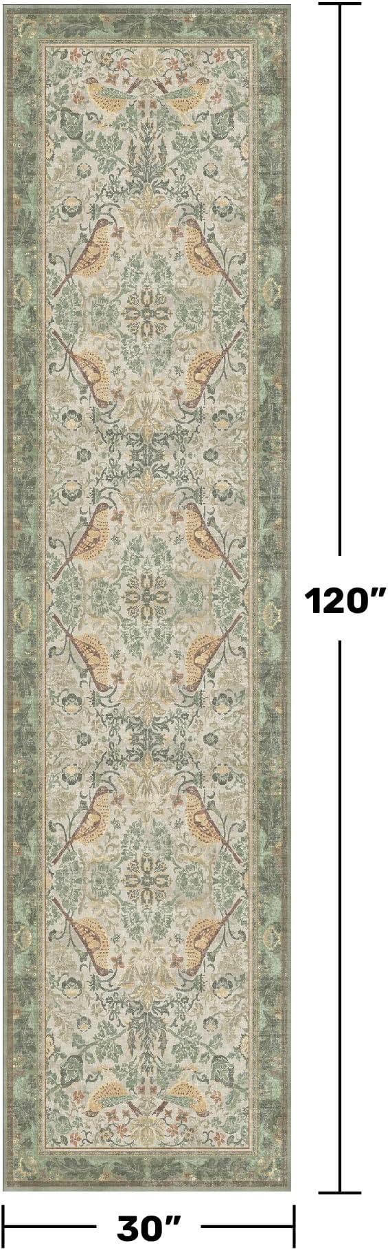 Vintage Runner Rugs for Hallways - Image 2