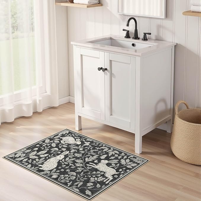 Vintage Living Room Area Rug 2x3 - Image 3