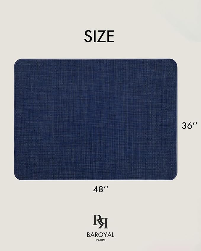 BARoyal Office Chair Mat for Hardwood Floor Under Desk Computer Rolling Chair - Image 6