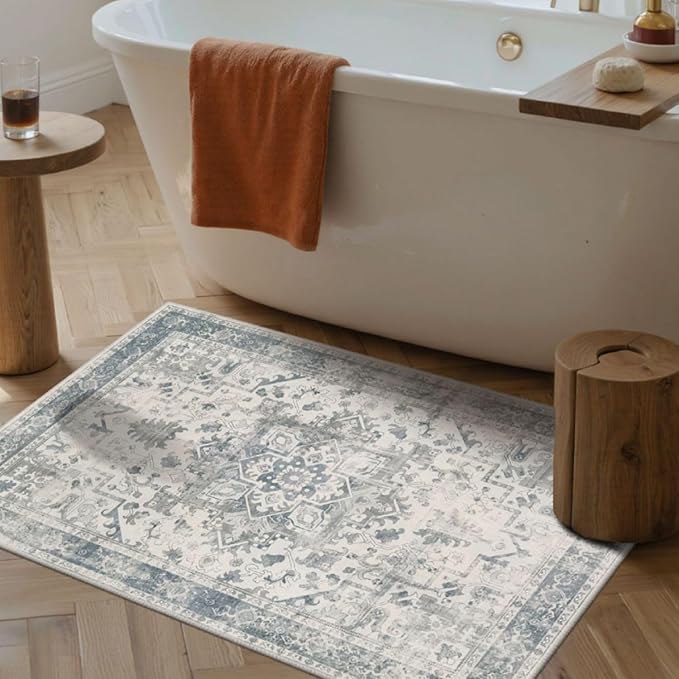 Rugxara 2x3 Entryway Rug, Door Mat Indoor Entrance, Washable Non Slip Kitchen - Image 4