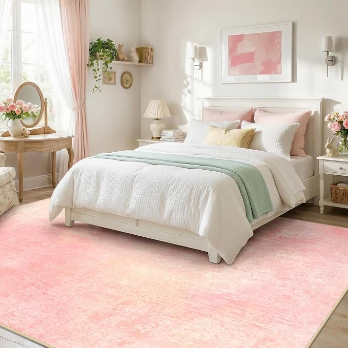 RELEANY Washable Area Rugs 6'x9' Non-Slip Modern Abstract Soft - Image 4