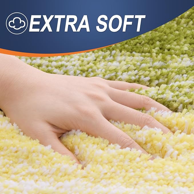 OLANLY Small Bathroom Rugs Mat 24x16, Extra Soft Absorbent Microfiber Bath Rugs - Image 3