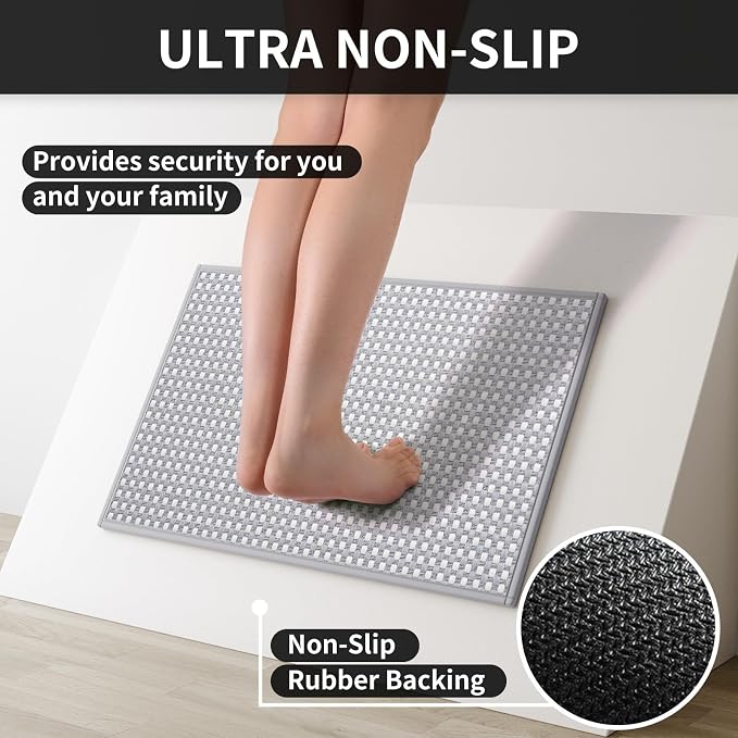 YDKGL Kitchen Rugs Mat Non Slip Washable, Super Absorbent Kitchen Mats - Image 4