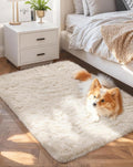 Ophanie Small Ivory Entryway Throw Rugs by Ophanie