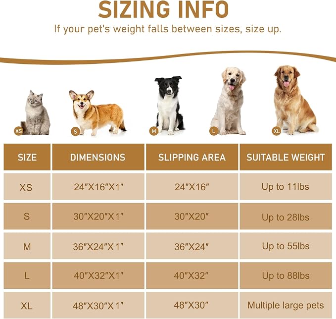 Smiry Dog Door Mat for Muddy Paws 59x35, Absorbent Dirt Trapper, Non-Slip - Image 8