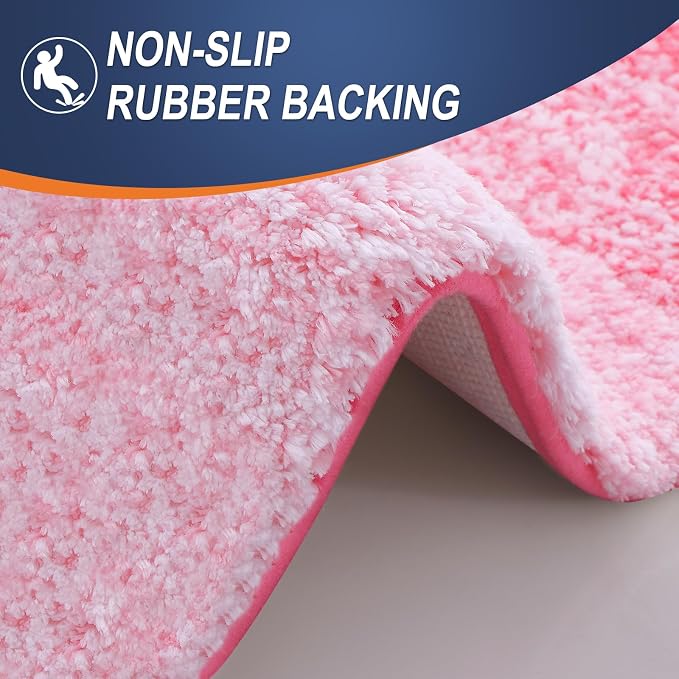 OLANLY Bathroom Rugs Mat 34x21, Extra Soft Absorbent Microfiber Bath Rugs - Image 5