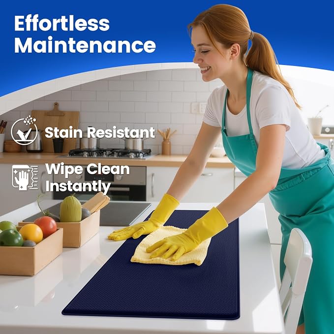 KitchenClouds Kitchen Mats for Floor, Non Slip Anti Fatigue Mats for Kitchen - Image 5