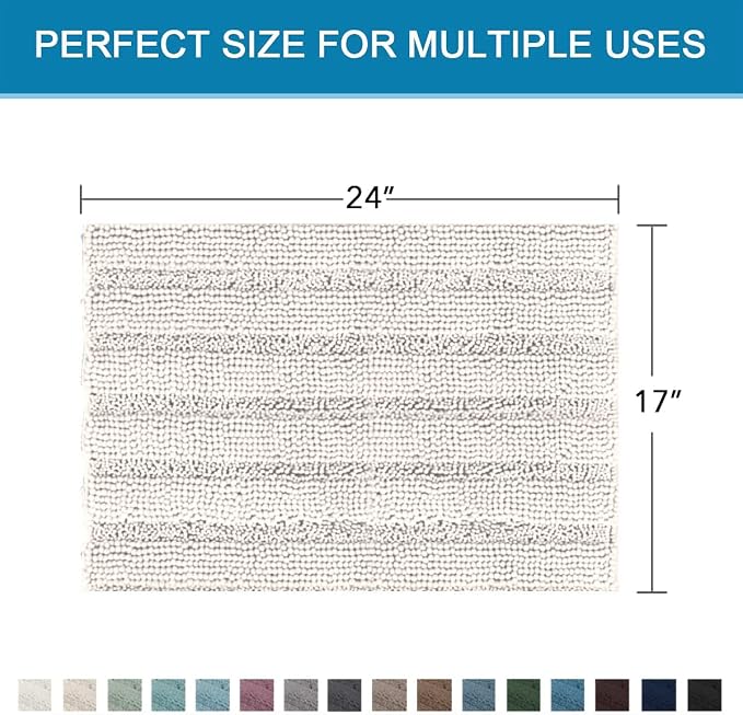 H.VERSAILTEX Bathroom Rugs Bath Rugs - Image 2