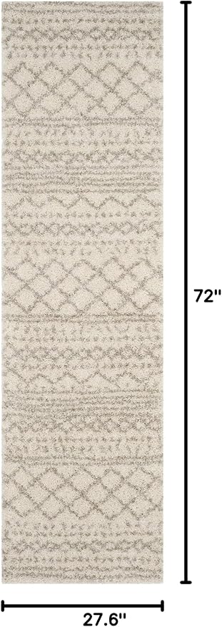 SAFAVIEH Arizona Shag Collection Runner Rug - Image 2