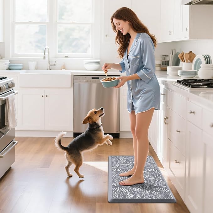 Mattitude Kitchen Mat, 17.3x28in Heavy Duty Ergonomic Comfort Foam Standing - Image 4