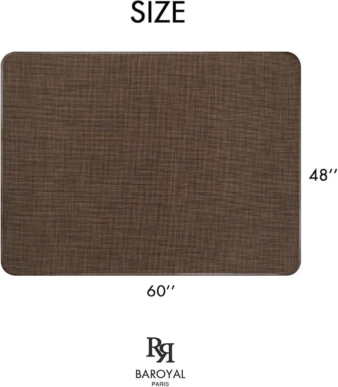 BARoyal Office Chair Mat for Hardwood Floor Under Desk Computer Rolling Chair - Image 6