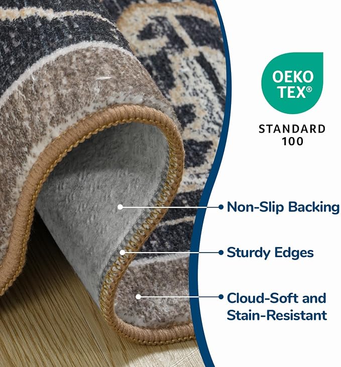 Lessymo Washable Long Runner Rug - Image 6