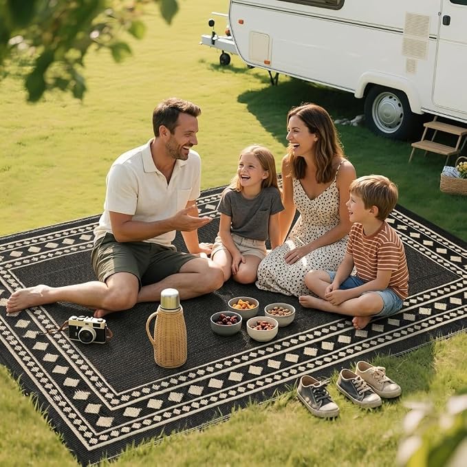 RURALITY Outdoor Rugs 8x10 Waterproof - Image 7