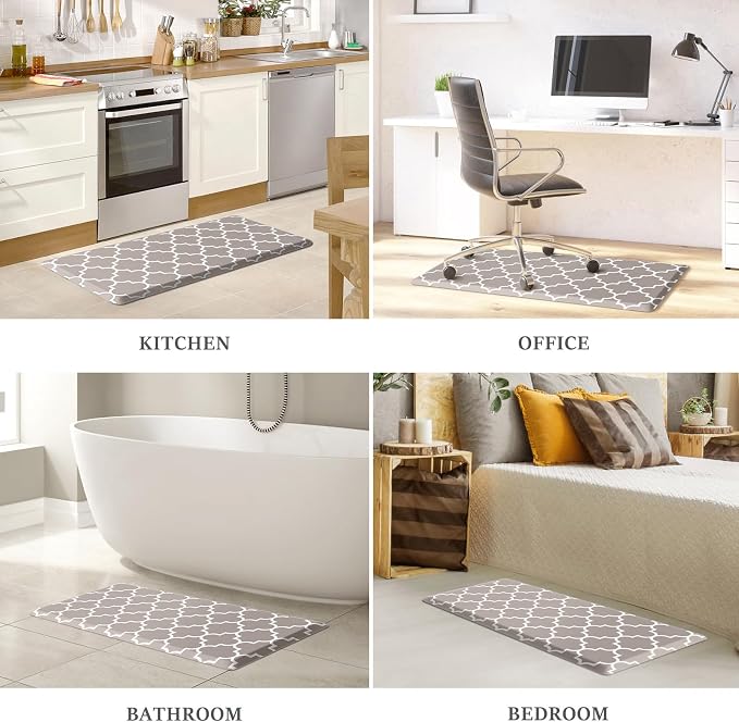 WISELIFE Kitchen Runner Rugs Anti-Fatigue mats, 17.3"x 60", Non Slip Waterproof - Image 7