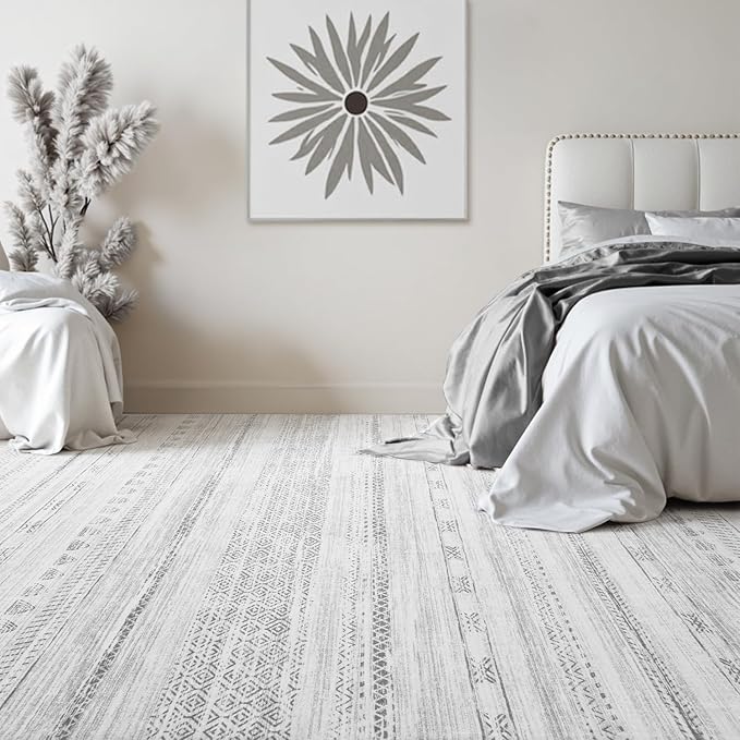 5x7 Area Rugs for Living Room Machine Washable Rug Distressed Indoor Carpet - Image 4