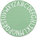 Topotdor Round Kids Play Rug Alphabet Nursery Area Rug Extra Large Soft by Topotdor