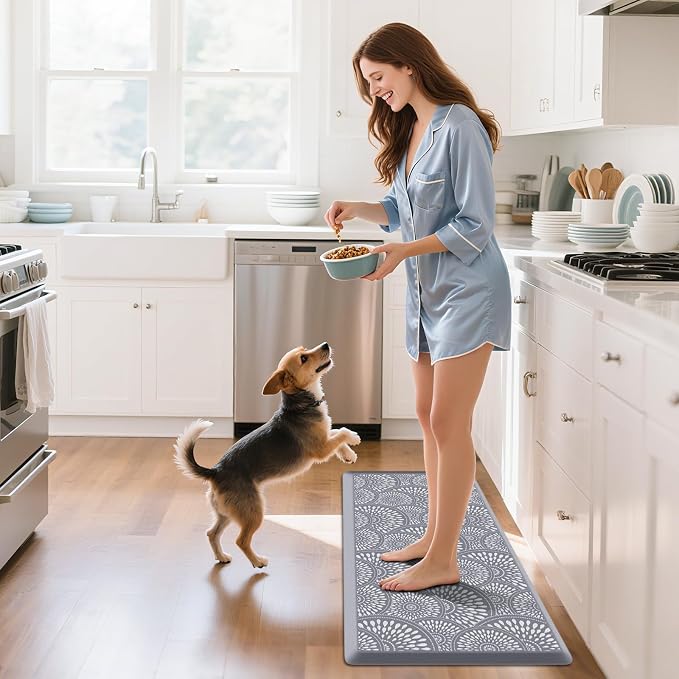 Mattitude Kitchen Mat, 17.3x39in Heavy Duty Ergonomic Comfort Foam Standing - Image 6