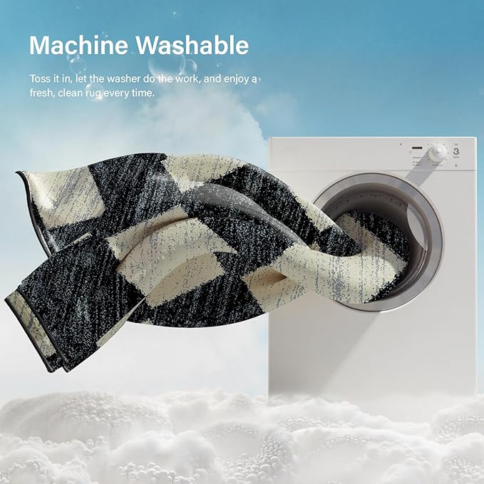 Lahome Zelie Machine Washable Area Rugs - Image 4
