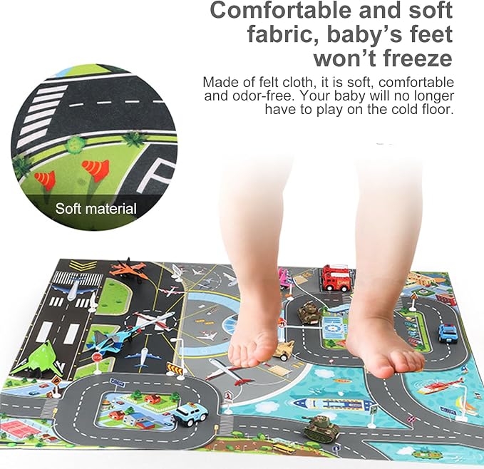 Kids Carpet Playmat Rug, Car Mat - Image 5