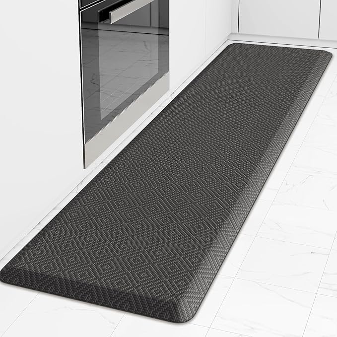 Mattitude Kitchen Mat Cushioned Anti-Fatigue Floor Mat Water Resistant Non-Slip by Mattitude