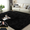 Mugorn Black Rugs for Bedroom, 3x5 Feet Fluffy Area Rugs for Living Room by MUGORN